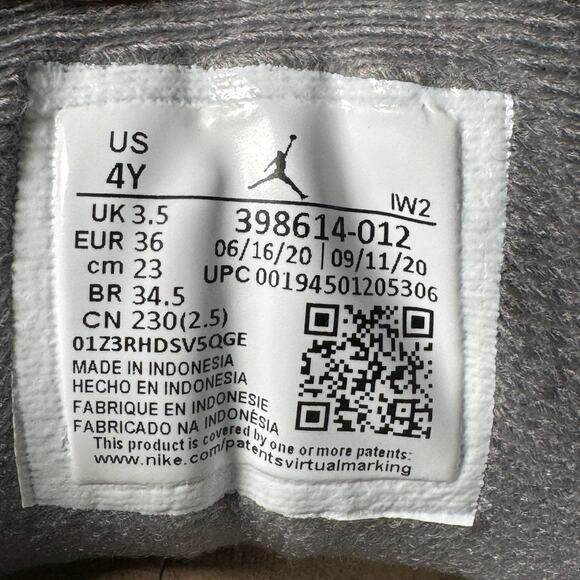 Size 4 - Nike Air Jordan 3 Retro GS Cool Grey 2021 Men's Shoes - Picture 8 of 11